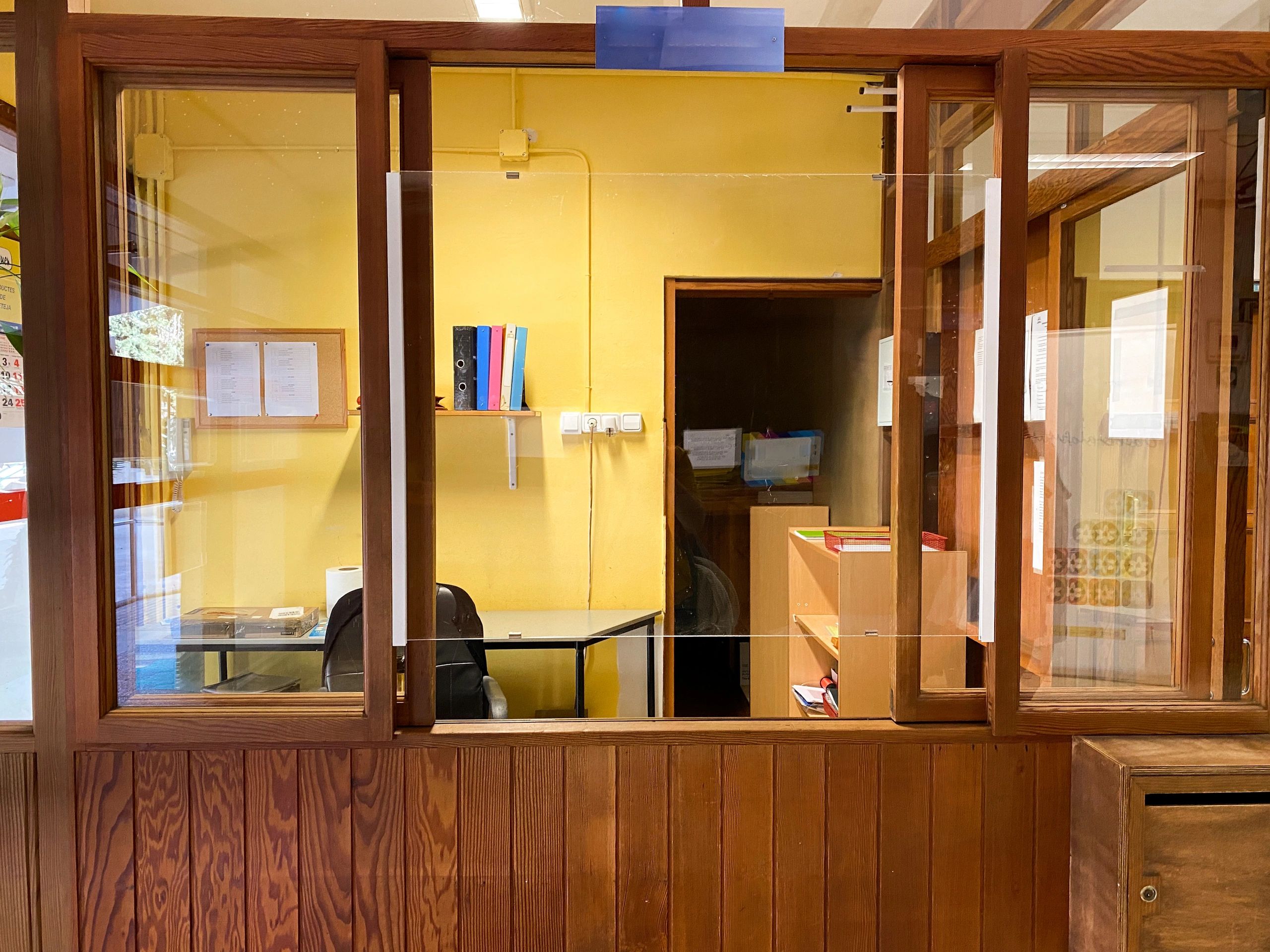 Office desk area for enquiries